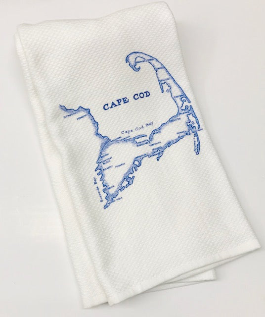 Cape Cod Map Towel