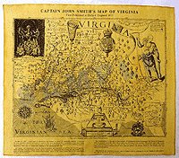Captain John Smith's Map of Virginia 1612
