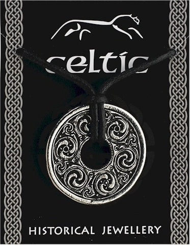 Celtic Interlaced Disc Pendant