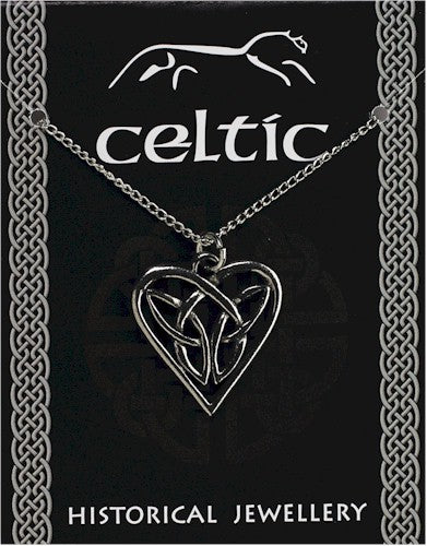 Celtic Interlaced Heart Pendant
