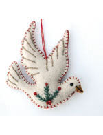 Dove Felt Ornament