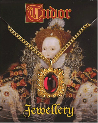 Elizabeth I Gem Pendant - Gold Plated