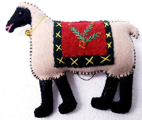 Felt Sheep Ornament