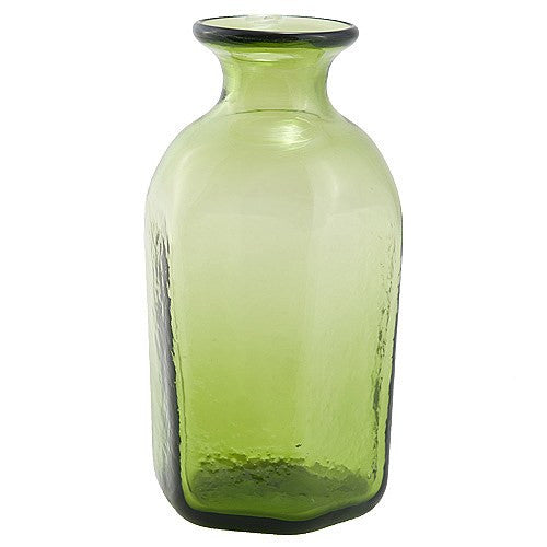 Green Glass Vial