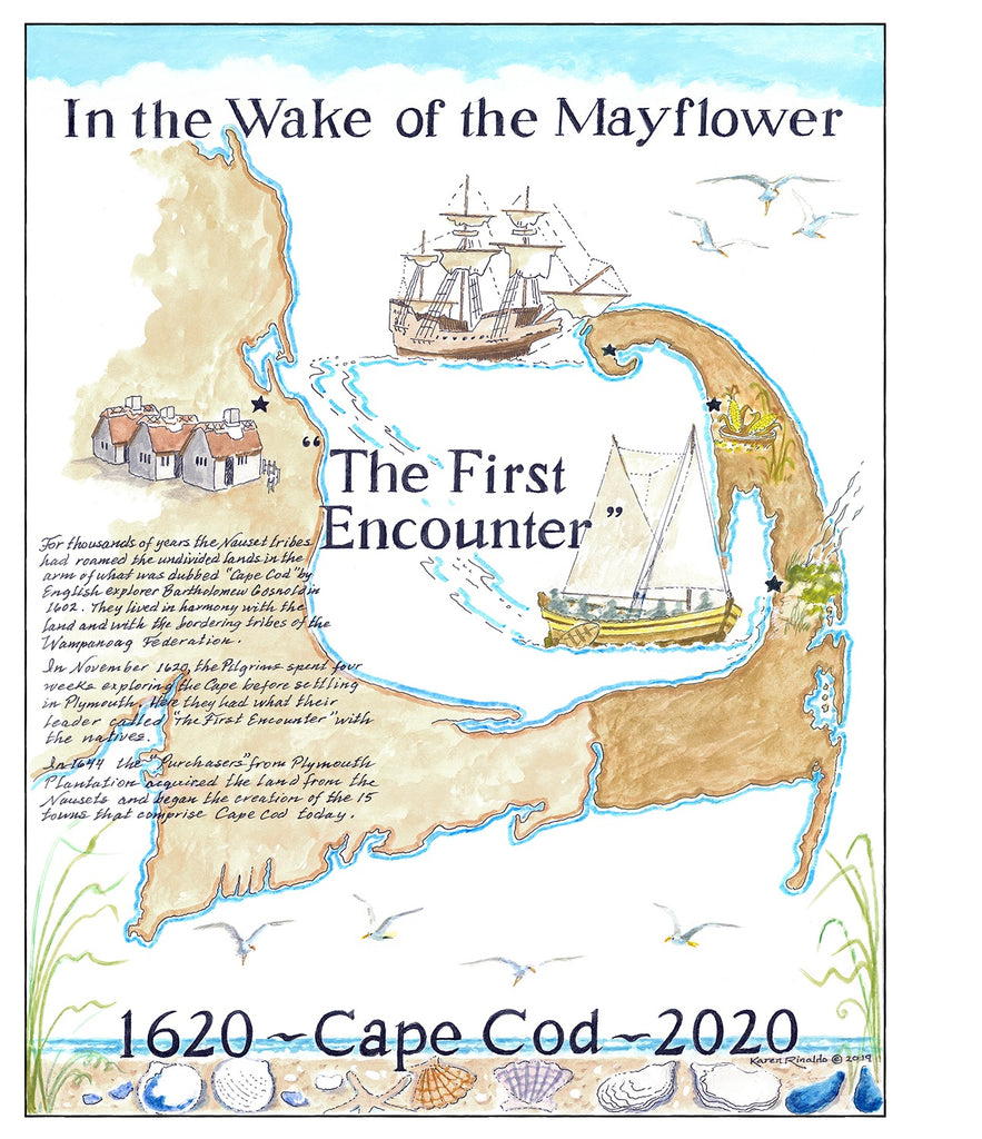 In the Wake of the Mayflower - Poster