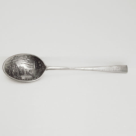 Landing of the Pilgrims Serving Spoon