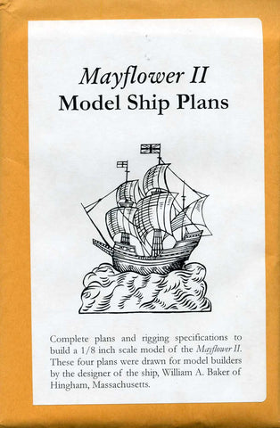 Mayflower II Model Ship Plans