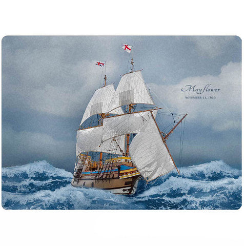 Mayflower Sailing Hardboard Placemat Set