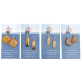 Mayflower II Salvaged Wood Earrings