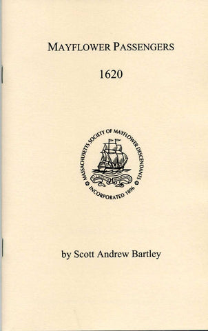 Mayflower Passengers 1620