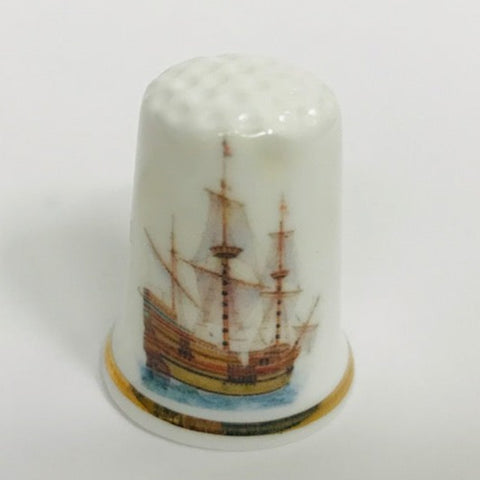 Mayflower Quadricentennial Thimble