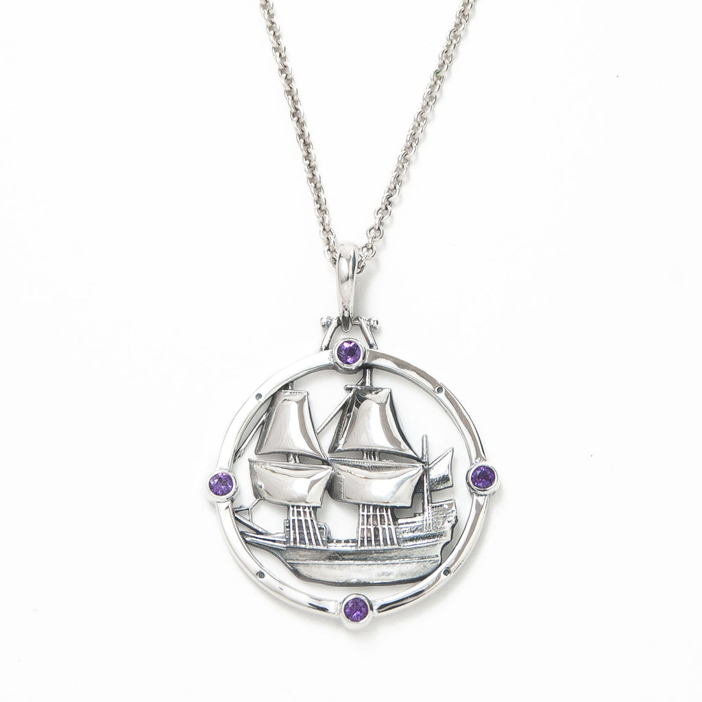 The Mayflower Compass Pendant