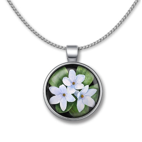 Mayflower Cabochon Necklace