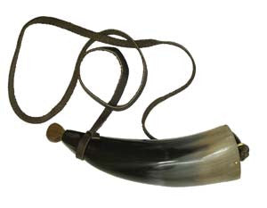 Primer Horn with Wooden Plug