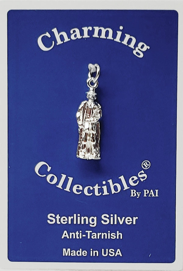 Pilgrim Man Charm