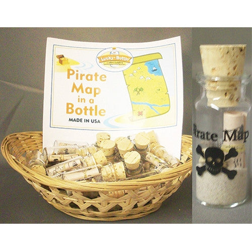 Pirate Map in a Bottle