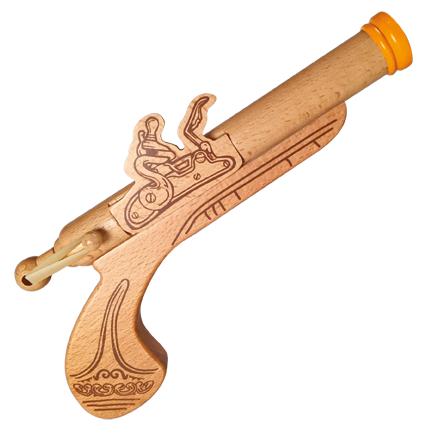 Rubber Band Powered Pistol