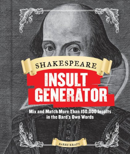 Shakespeare Insult Generator: Mix and Match More than 150,000 Insults in the Bard's Own Words