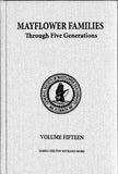 Mayflower Families Genealogy Book