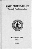 Mayflower Families Genealogy Book