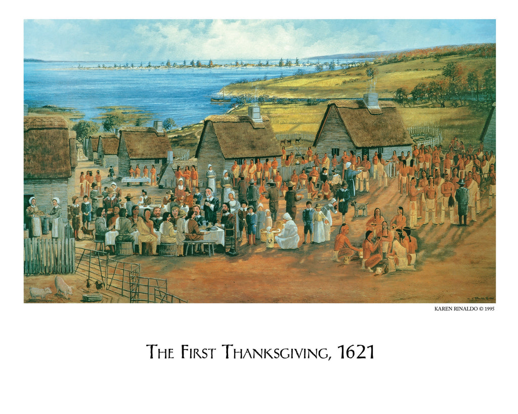 The First Thanksgiving - Card