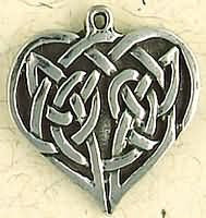 Celtic Weave Heart Necklace
