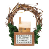 Pilgrim House Wreath Ornament