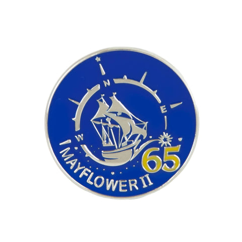 Mayflower II's Sapphire Jubilee Pin