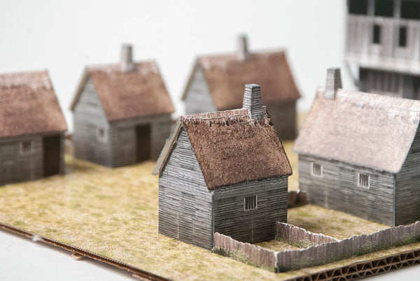 Plimoth Plantation (1627) Paper Model Kit – Plimoth Patuxet Museum Shop